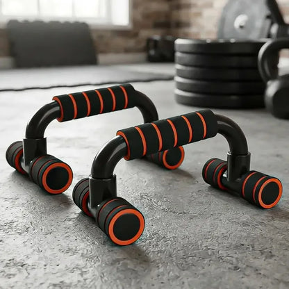 Barra Para Flexiones Soporte De Flexiones Push Up Flexiones Negro/naranja