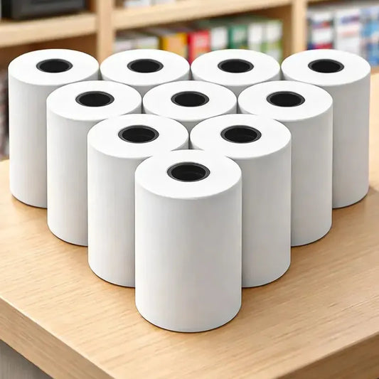 Pack 10 Rollo Papel Boleta Papel Termico 57x40mm Rollo Termico Blanco Okshop Rollo Papel Boleta Rollos Papel Transbank Rollos Papel Termico 57x40 Mm Rollo De Papel Térmico Para Impresora Rollo Termico