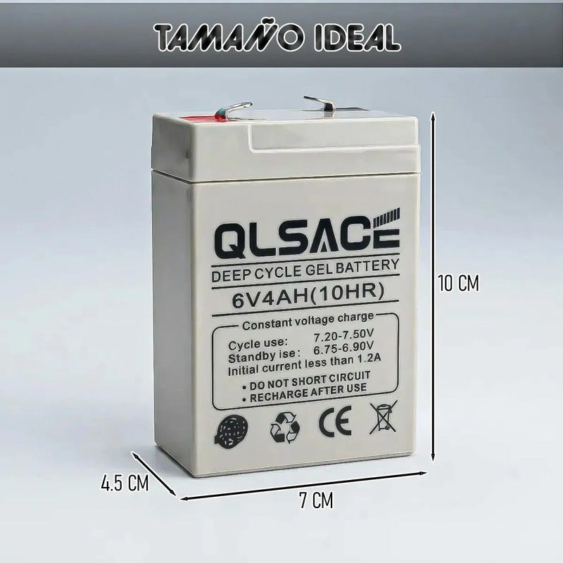 Bateria Recargable 6v4ah Batería De Respaldo Batería Gel Okshop Batería 6v 4ah Gel Recargable Herramientas Ciclo Profundo Batería De Respaldo 6v 4a Recargable Batería Sellada Recargable Bateria Okshop