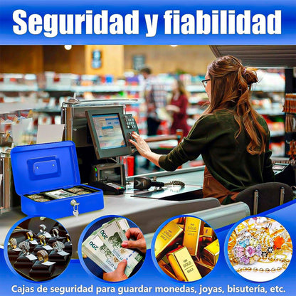 Caja Fuerte Caja De Seguridad Caja Fuerte Metalica De Dinero Negro