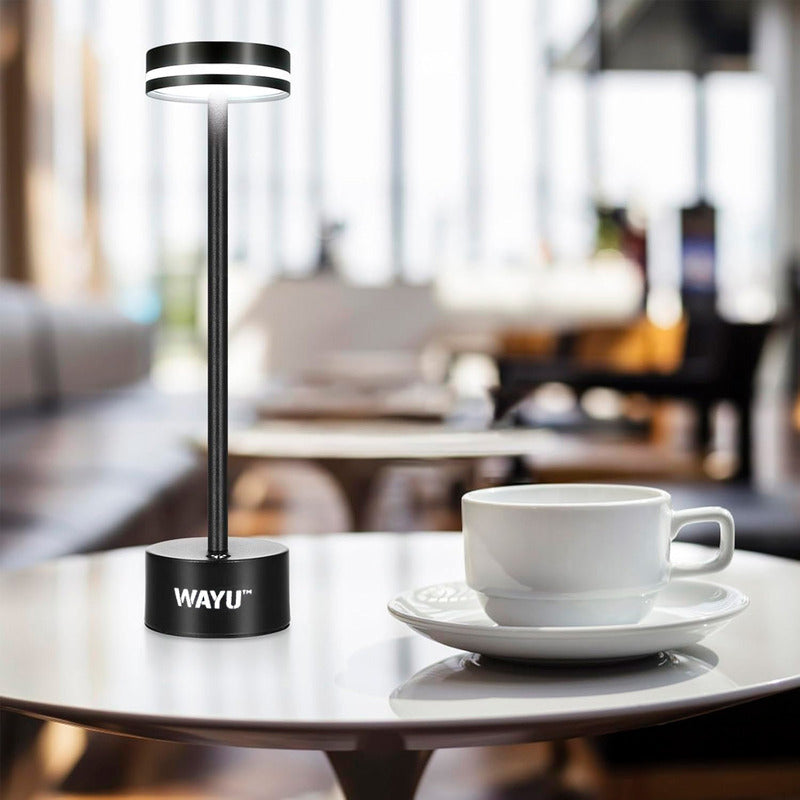 Lámpara Led Quincho Usb Wayu Portátil Recargable Magnética Negro Blanco