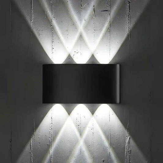 Lámpara De Pared Led Okshop De 6w Para Exterior Con Luz Fría Blanco Frío