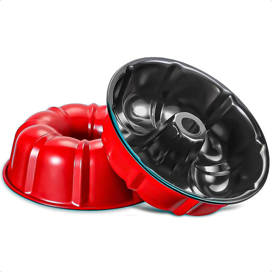 Moldes De Queque Molde Para Torta Molde Hueco Molde Redondo Rojo