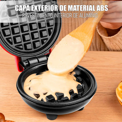 Mini Waflera Maquina Wafles Wafleras Reposteria Mini Wafles