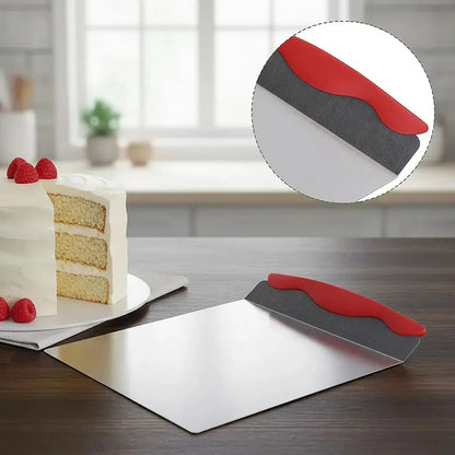 Elevador De Torta Espátula Levanta Torta Espátula De Pastel Rojo Okshop Servidor De Pasteles Pala De Transferencia De Pasteles Espátula De Pastel Elevador De Queque Espatula Queque