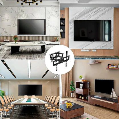 Soporte Tv Articulado Okshop Para Pantallas De 32  A 70  Con Inclinación Y Giro Negro