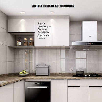 Pack X2 Lamparas Led Techo Foco 16w Lampara Dormitorio Blanco Frio 6500°k Lampara De Techo Redonda Led Embutida Luz Fria Focos Led Embutidos Luz Fria Luces Led Foco Led 16w Okshop