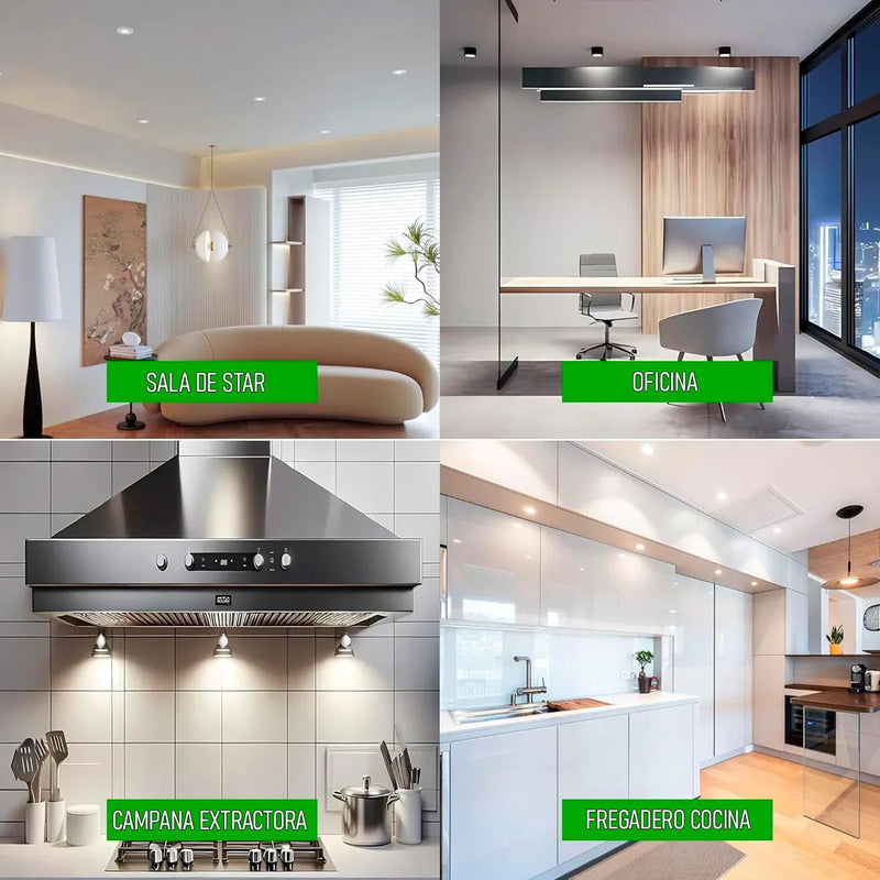 Ampolleta Led Gu10 7w Lampara Led Gu10 38° Ampolleta Gu10 Blanco Frio 630lm Foco Bulbo Hogar Focos Riel Iluminacion Empotrada Ampolletas Led Gu10 7w 6.500k Interiores Okshop