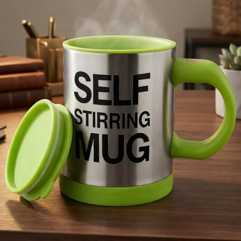 Taza Cafe Taza Para Cafe Taza Café Eléctrica Taza Agitador Verde Removedor