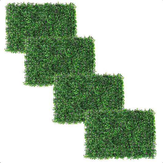 Pack 4 Jardin Vertical Artificial Muro Artificial 60x40cm Verde Verde Musgo