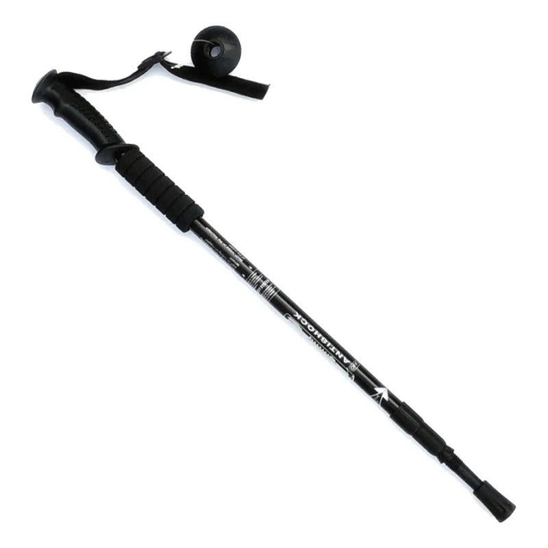 Bastones De Trekking Plegable Baston De Trekking Senderismo Palos Trekking Aluminio Antigolpes Bastones Trekking Ajustable Plegable Baston Trekking Antishock Antideslizante Color Negro Okshop