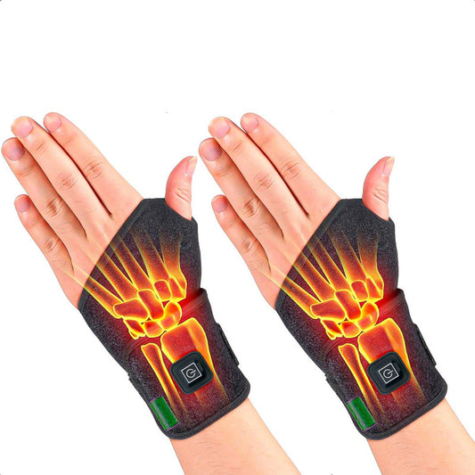 Muñequera Calentadora Pack 2 Muñequera Ortopedica Muñequeras Negro Unica