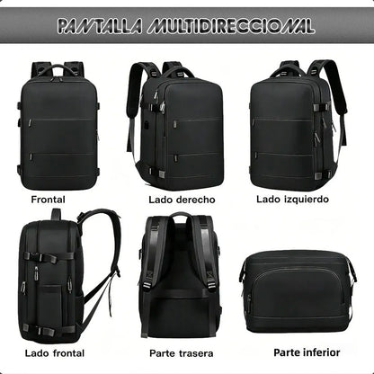 Mochila Deportiva Okshop Rosa Con Puerto Usb Y Compartimento Para Laptop De 15.6
