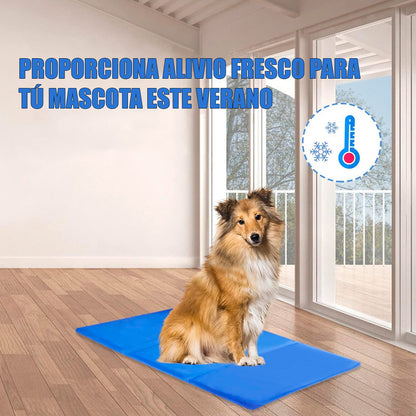 Manta Refrescante Perro Manta Fria Perros Cama Perro 96x81cm Azul