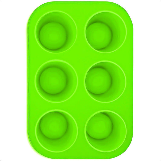 Moldes De Silicona Molde Cupcakes Silicona 6 Und Baratos Color Verde