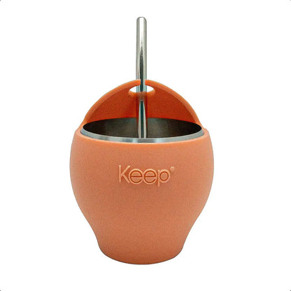 Mate Con Bombilla Keep Mate Acero Inoxidable Mate 230ml Mate Salmon Mate