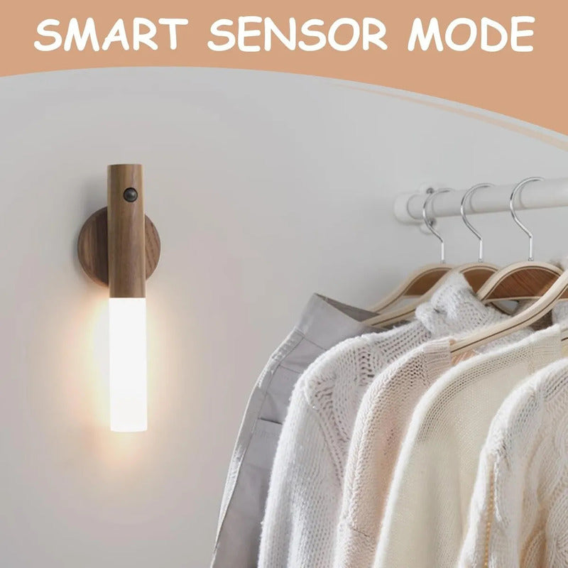 Aplique De Luz A Bateria Lampara Usb Magnetico Pared Muro Aplique Para Bano Aplique Dormitorio Lampara Pared Interior... Marrón