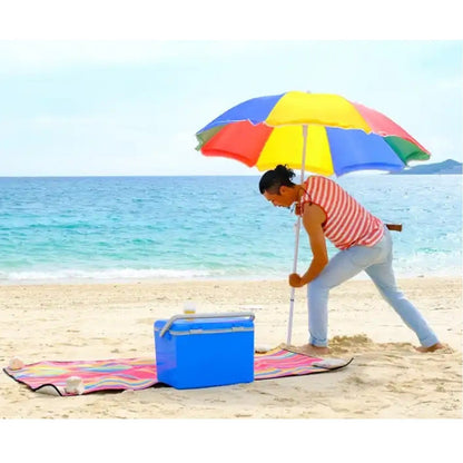 Quitasol Grande Sombrilla De Playa Verano Paraguas 150 Cm