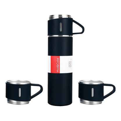 Set Termos De Agua Caliente Vasos Termicos Cafe + 3 Tazas