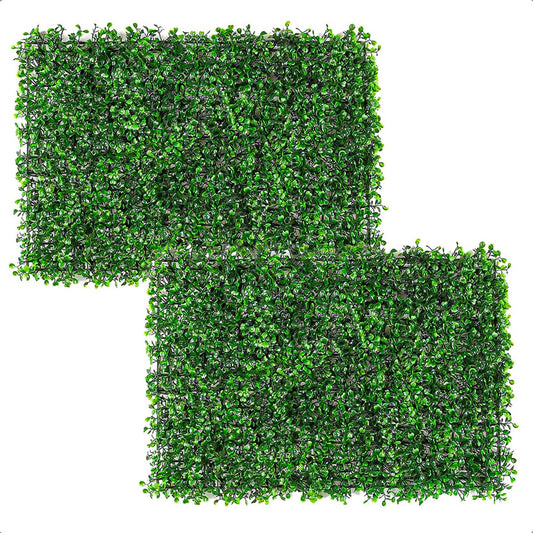 Pack 2 Jardin Vertical Artificial Muro Artificial 60x40cm Verde Verde Musgo