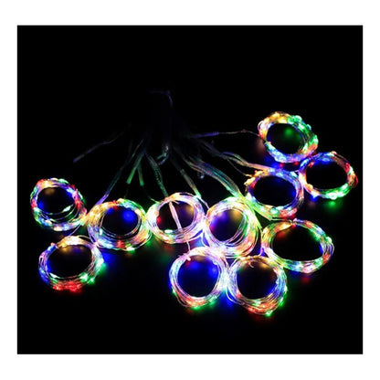 X3 Cortina Cascada Luces Hada Solar Luces Led Navidad 3x2