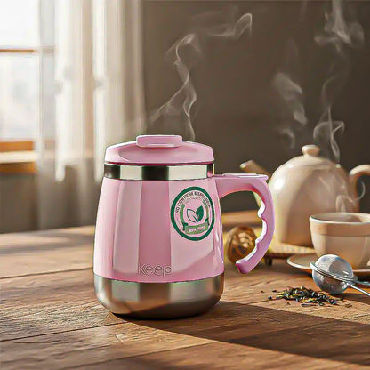 Taza Térmica Keep Taza Acero Inoxidable Taza Termo 400 Ml Lila Taza