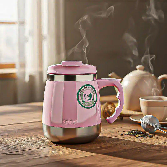Taza Térmica Keep Taza Acero Inoxidable Taza Termo 400 Ml Lila Taza
