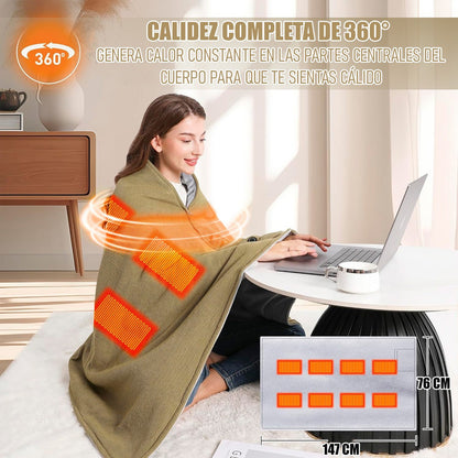 Manta Calentadora Manta Recargable Portatil Manta Calefactor
