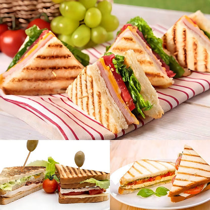 Tostadora Panini Tostadoras Electricas Sanguchera Grill Sánd Color Metal