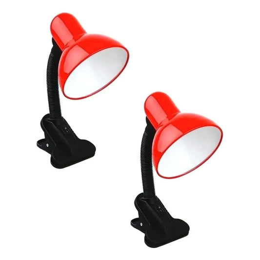 Lampara Escritorio Click Flexible Lampara Velador Lectura Lampara De Noche Led Plástica Okshop Lamparas Para Velador Pack 2 Lamparas De Escritorio Lampara Velador 220v Dormitorio Color Rojo