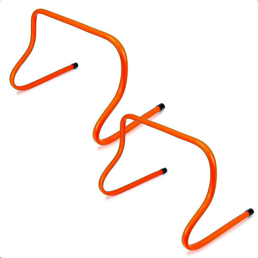 Pack 2 Valla De Entrenamiento Valla De Salto 30cm Vallas Fut Naranja