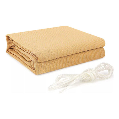 Toldo Vela Sombreadora 3x3x3m Triangular Lona Vela Terraza Beige