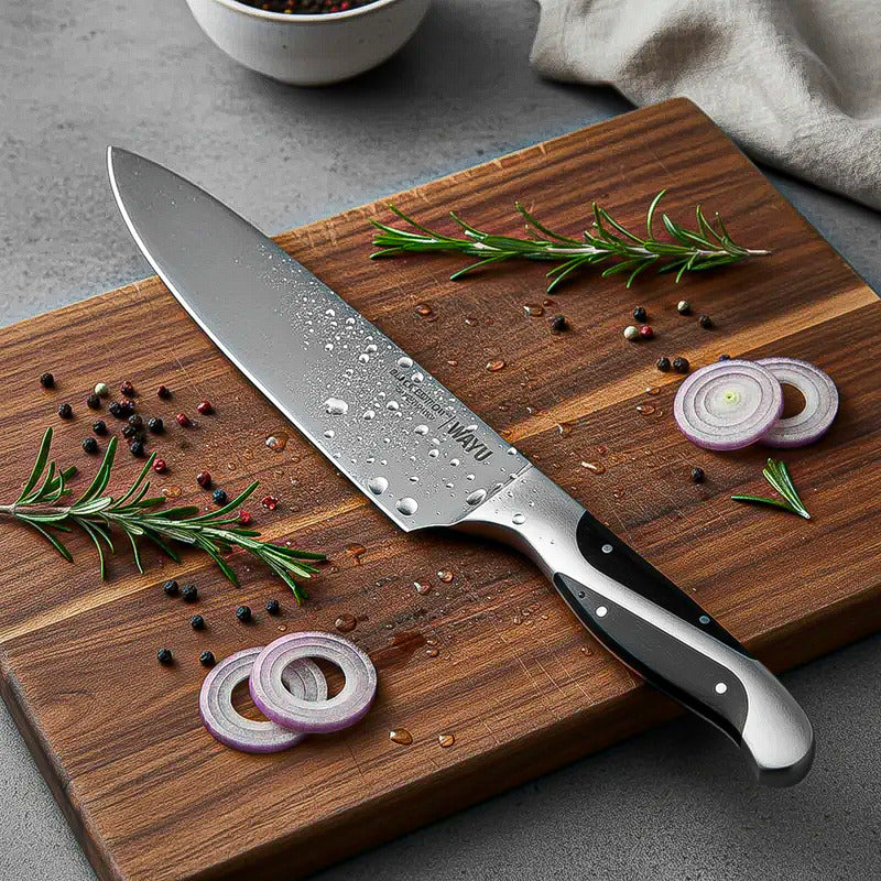 Cuchillo De Carne Wayu Profesional Black Edition De 21 Cm