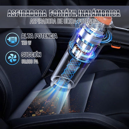 Aspiradora Inalambrica Auto Aspiradora Portatil Auto Aspirad Azul