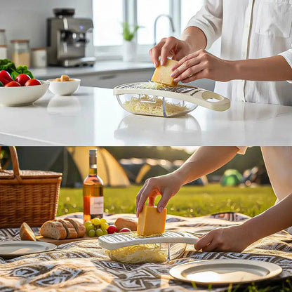Rallador Queso Keep Rallador Recipiente Ralladores Keep Okshop Rallador De Queso Y Vegetales Rallador De Plastico Keep... Beige