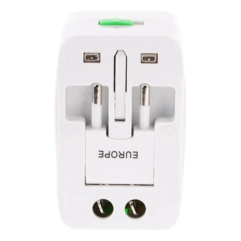 Adaptador Universal Okshop 4 Puertos Europeo Americano Británico