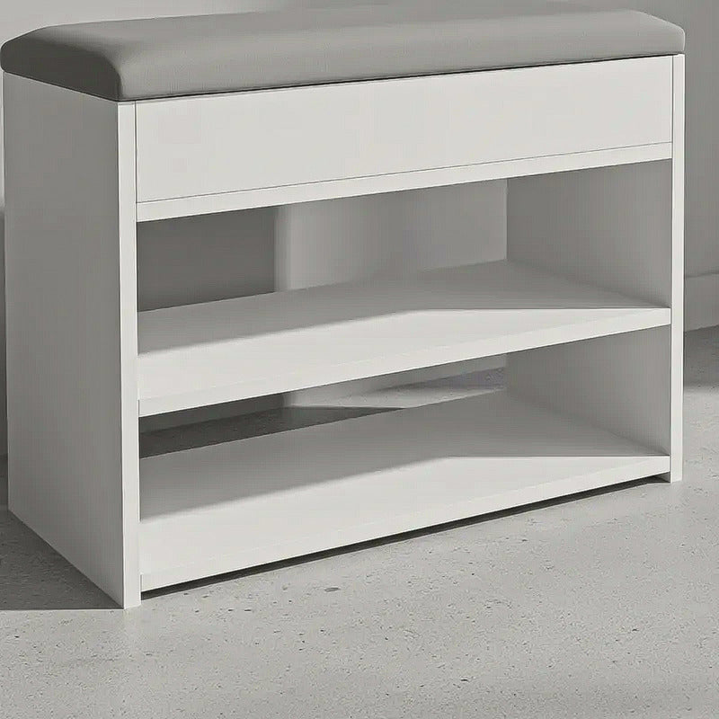 Zapatero Asiento Organizador De Zapatos Banca Zapatero Blanco