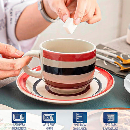 Juego De Tazas Tazas Para Cafe Set 6 Tazas Juegos De Tazas Modelo 1 Tazas