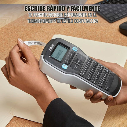 Etiquetadora Rotuladora Manual Rotuladora Portatil Etiqueta Gris