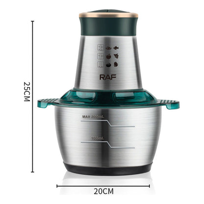 Procesador De Alimentos Picadora Procesadora Alimentos 2l Verde