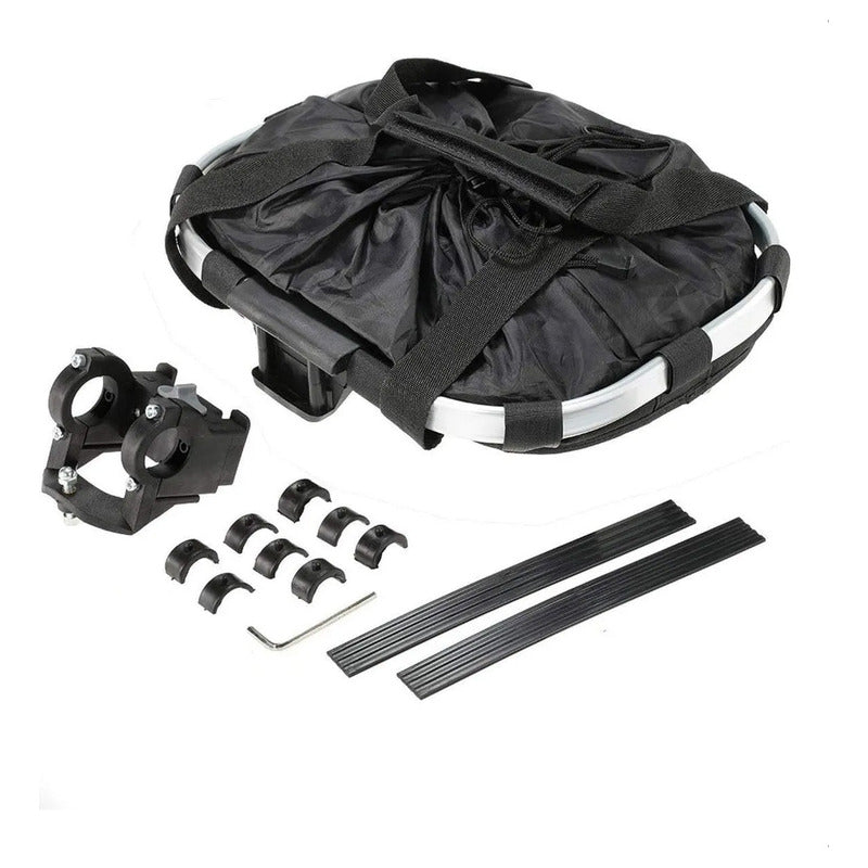 Canasto De Bicicletas Para Perros Canasto Delantero Canasto Negro