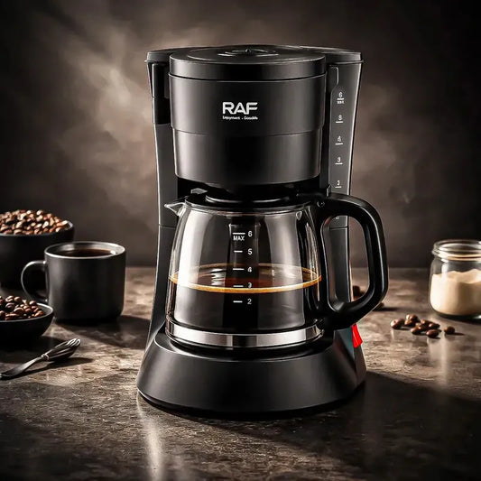 Cafetera Electrica Maquina De Cafe Cafetera 6 Tazas Cafetera De Goteo Okshop Máquinas De Café Con Filtro Cafetera Electrica 600w Cafeteras Automaticas Cafeteras 6 Tazas Negro Con Cuchara