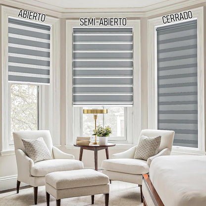 Cortinas Roller Cortina Roller 100x200cm Persianas Enrollabl Gris