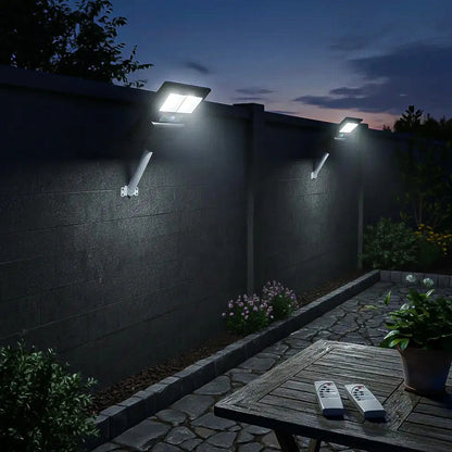 Pack 2 Foco Solar 60w Foco Solar Exterior Foco Solar Led 60w Negro Blanco Frío