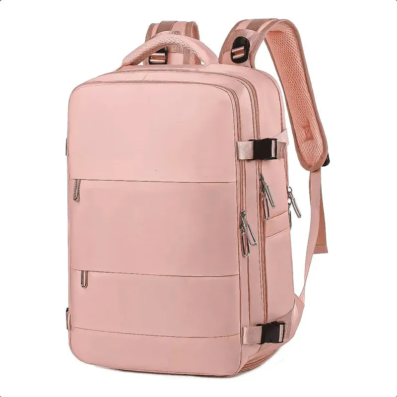 Mochila De Viaje Mochila Para Notebook Mochila Viaje Usb Rosa