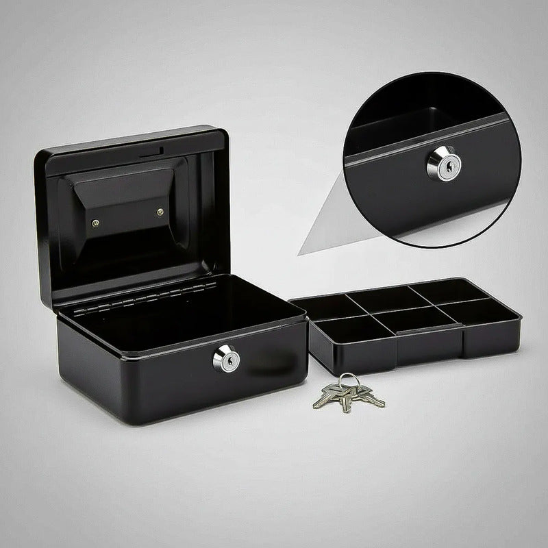 Cajas De Seguridad Mini Cajas Fuerte Guarda Dinero Con Llave Rojo