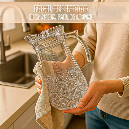 Jarra De Vidrio Jarra De Jugo Jarros De Vidrio Jarra 1.7 L