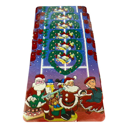 Set 12 Piezas Individuales Mesa Navideños Platos Y Vaso Navi