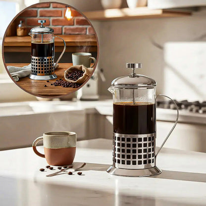 Cafetera Francesa Vidrio Cafetera Francesa 600ml Cafetera Modelo Grano Cafe