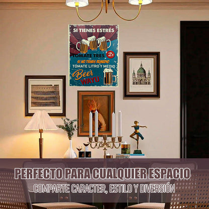 Cuadro Decorativo Wayu Cuadro Pared Pack 2 Cuadro Metalico Metálico